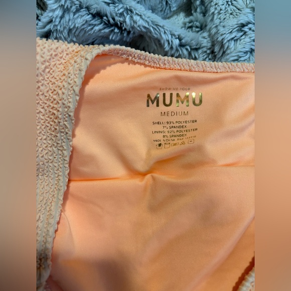 Show Me Your MuMu One-Shoulder Orange One Piece - Picture 4 of 9